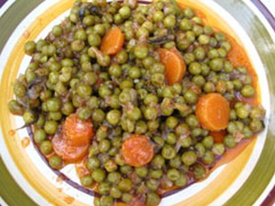 Peas in Tomato Sauce