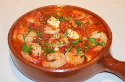 Prawn Saganaki