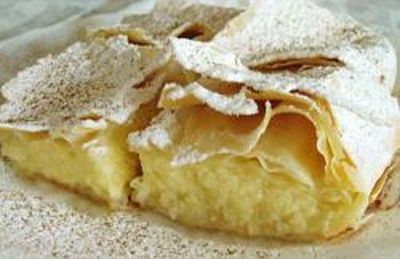 Corfu Recipes - Bougatsa