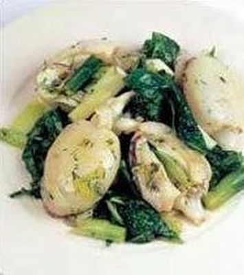Cuttlefish and Spinach