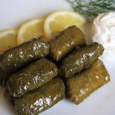 Dolmades (Stuffed Vine Leaves)