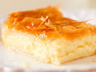 Galaktoboureko, a traditional Greek dessert